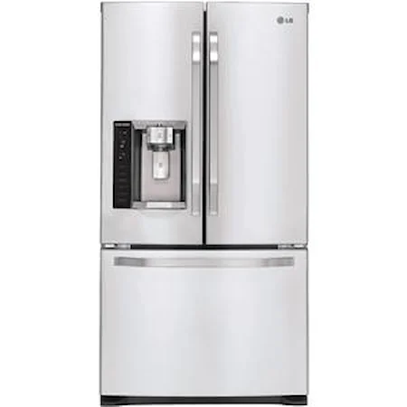 20.5 Cu. Ft. Counter Depth French Door Refrigerator with Slim SpacePlus™ Ice System